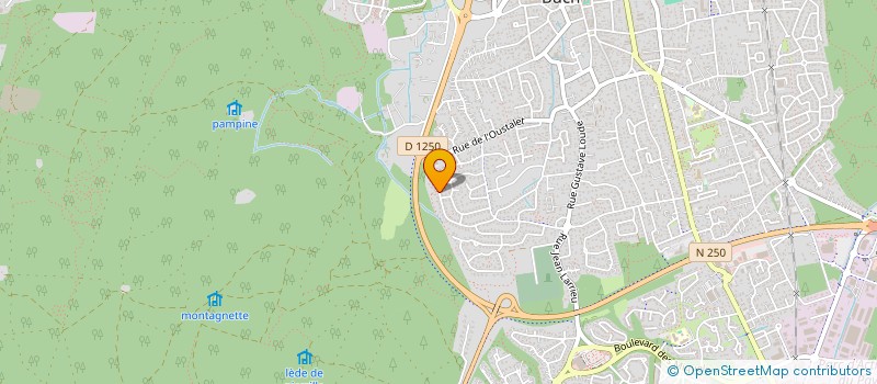 localisation de l'entreprise MONSIEUR DANIEL PLANAUD à LA TESTE-DE-BUCH