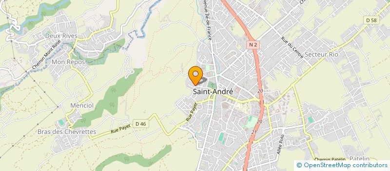 localisation de l'entreprise MONSIEUR DANIEL PLANTE  SAINT-ANDRE