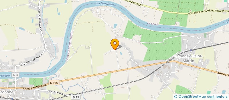 localisation de l'entreprise MONSIEUR DANIEL PLAS  LAMONZIE-SAINT-MARTIN