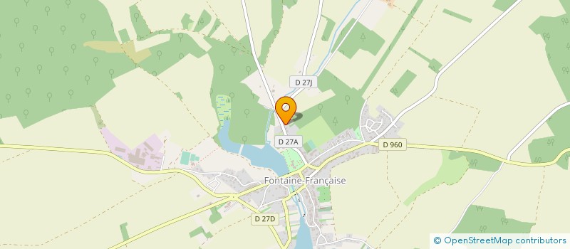 localisation de l'entreprise MONSIEUR DANIEL PLISSONNIER  FONTAINE-FRANCAISE