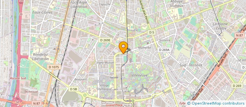 localisation de l'entreprise MONSIEUR DANIEL POINT-RIVOIRE à GRENOBLE