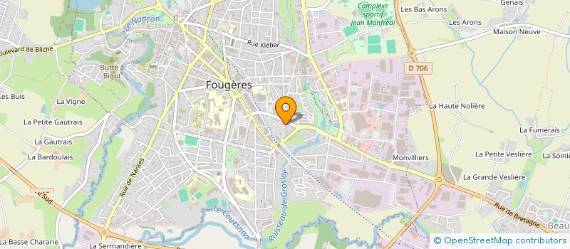 localisation de l'entreprise MONSIEUR DANIEL POINTCHEVAL  FOUGERES