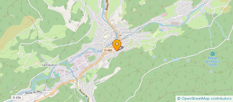 localisation de l'entreprise MONSIEUR DANIEL POIROT  CORNIMONT