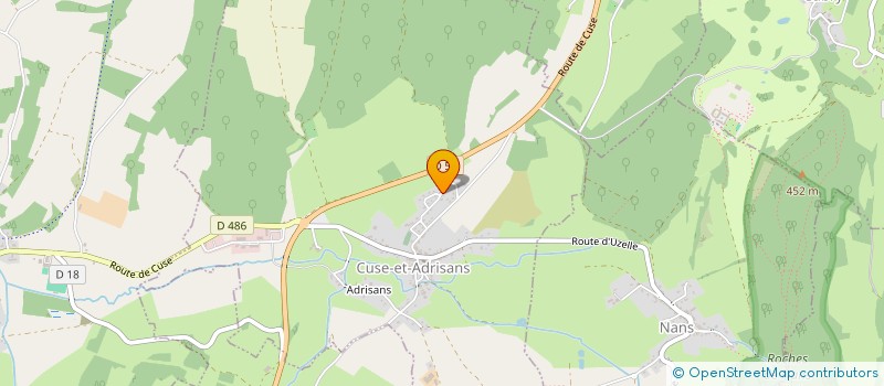 localisation de l'entreprise MONSIEUR DANIEL POIRSON  CUSE-ET-ADRISANS