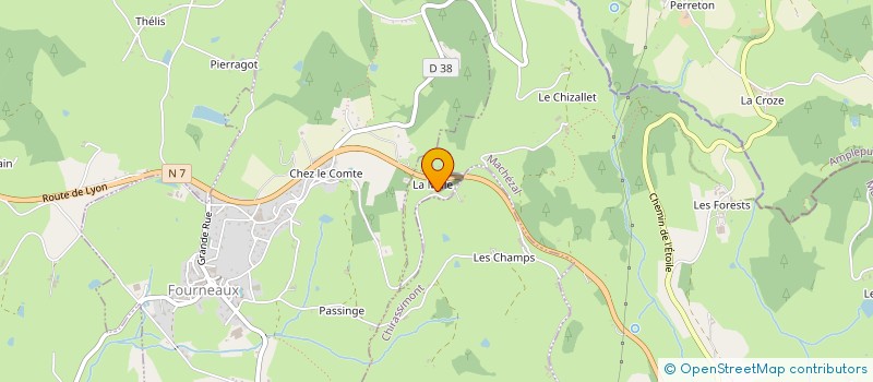 localisation de l'entreprise MONSIEUR DANIEL POLIN  MACHEZAL