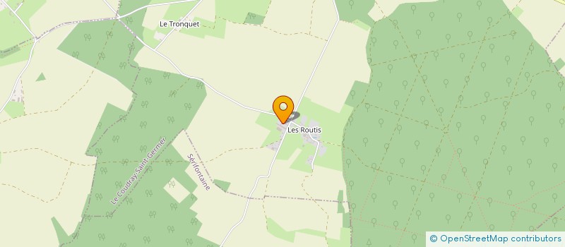 localisation de l'entreprise MONSIEUR DANIEL POLLET  LE COUDRAY-SAINT-GERMER