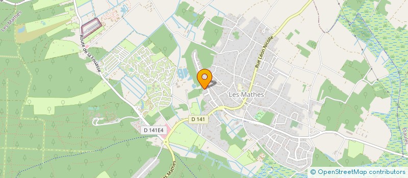 localisation de l'entreprise MONSIEUR DANIEL PONSARD  LES MATHES