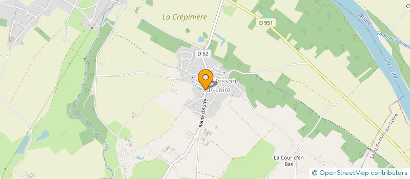 localisation de l'entreprise MONSIEUR DANIEL POPULUS  SAINT-BRISSON-SUR-LOIRE