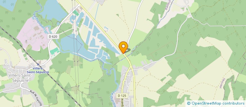 localisation de l'entreprise MONSIEUR DANIEL PORTIER  BAILLEUL-SUR-THERAIN