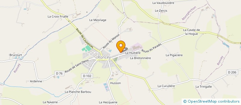 localisation de l'entreprise MONSIEUR DANIEL POTIGNY  RONCEY