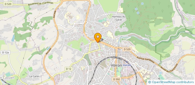 localisation de l'entreprise MONSIEUR DANIEL POTISK à VOIRON