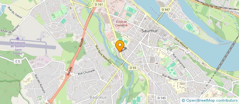 localisation de l'entreprise MONSIEUR DANIEL POTTIER  SAUMUR