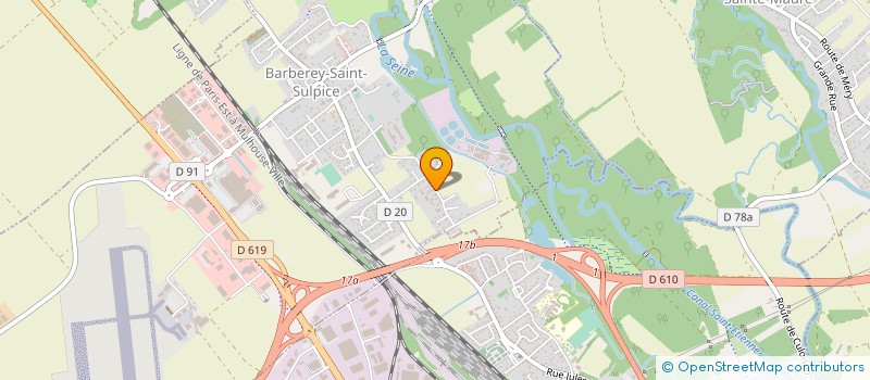 localisation de l'entreprise MONSIEUR DANIEL POUARD  BARBEREY-SAINT-SULPICE