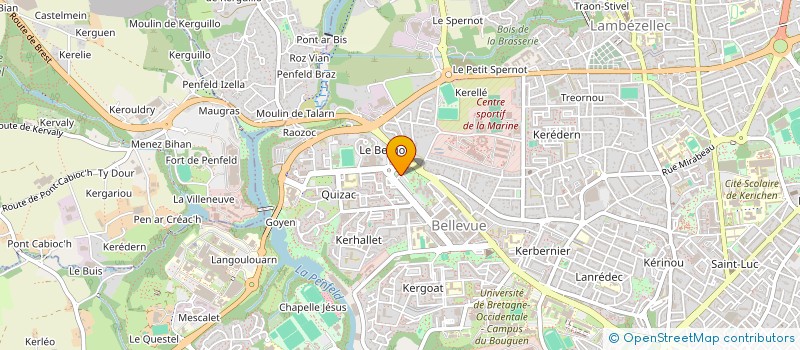 localisation de l'entreprise MONSIEUR DANIEL POULIQUEN à BREST