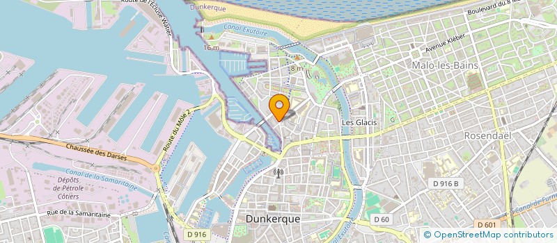 localisation de l'entreprise MONSIEUR DANIEL POUPART à DUNKERQUE