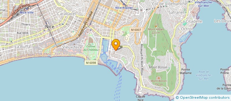 localisation de l'entreprise MONSIEUR DANIEL POUPINO DA SILVA à NICE