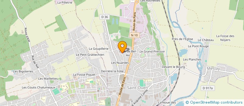 localisation de l'entreprise MONSIEUR DANIEL PRAT à SAINT-OUEN