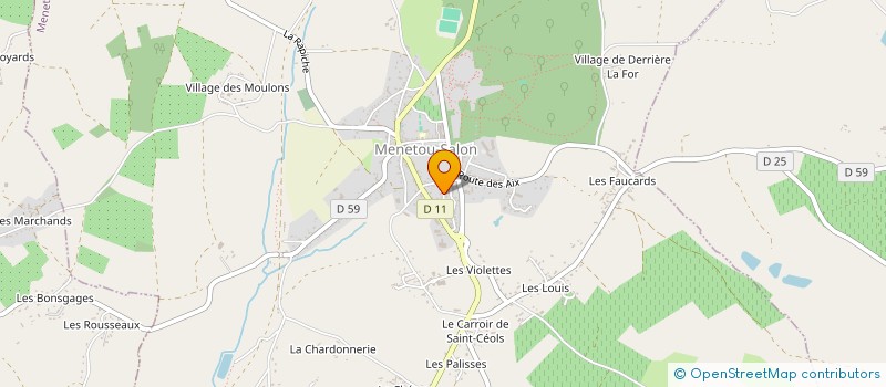 localisation de l'entreprise MONSIEUR DANIEL PRAT  MENETOU-SALON