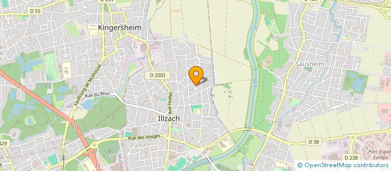 localisation de l'entreprise MONSIEUR DANIEL PRESUTTI  ILLZACH