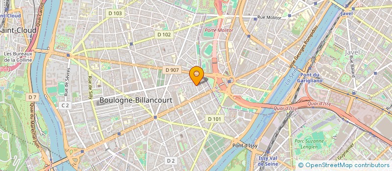 localisation de l'entreprise MONSIEUR DANIEL PREVOST à BOULOGNE-BILLANCOURT