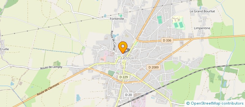 localisation de l'entreprise MONSIEUR DANIEL PRIMAT à LEZOUX