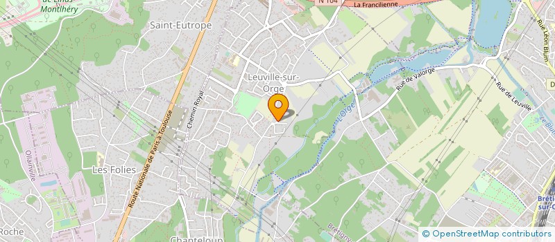 localisation de l'entreprise MONSIEUR DANIEL PRINCE  LEUVILLE-SUR-ORGE