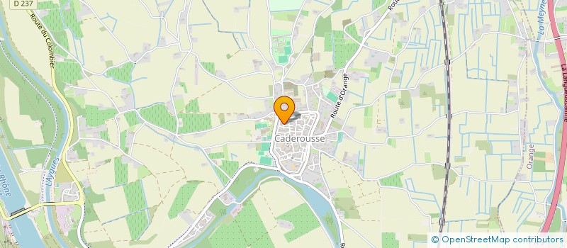 localisation de l'entreprise MONSIEUR DANIEL PRUNIER  CADEROUSSE