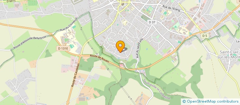 localisation de l'entreprise MONSIEUR DANIEL PRUVOST à YVETOT