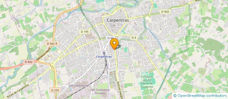 localisation de l'entreprise MONSIEUR DANIEL PUIGSERVER  CARPENTRAS