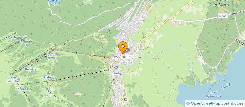 localisation de l'entreprise MONSIEUR DANIEL PUJOL  LES ANGLES