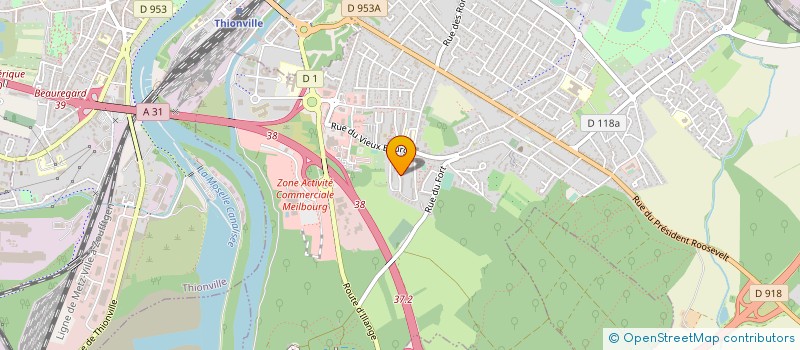 localisation de l'entreprise MONSIEUR DANIEL PUNTHELLER à YUTZ