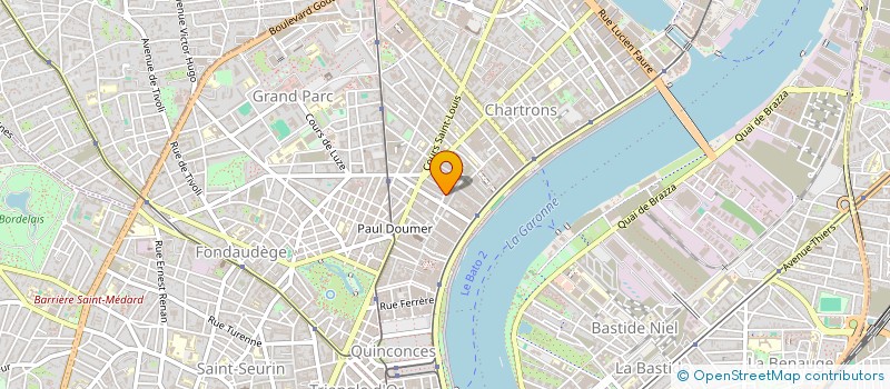 localisation de l'entreprise MONSIEUR DANIEL PUYAUBREAU  BORDEAUX