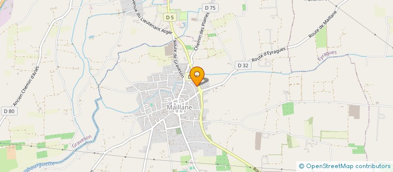 localisation de l'entreprise MONSIEUR DANIEL PUYO ARAGONES  MAILLANE