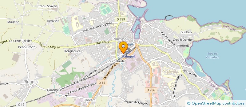 localisation de l'entreprise MONSIEUR DANIEL QUERE  PAIMPOL