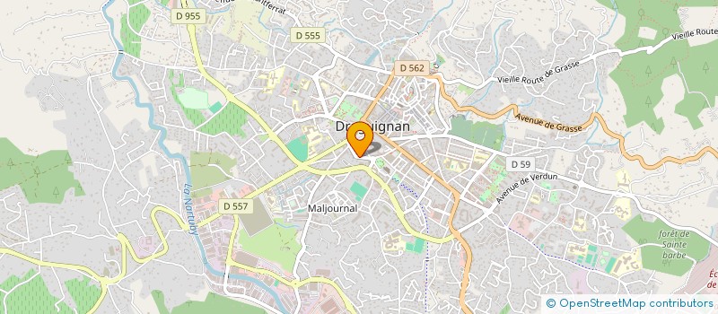 localisation de l'entreprise MONSIEUR DANIEL QUET à DRAGUIGNAN