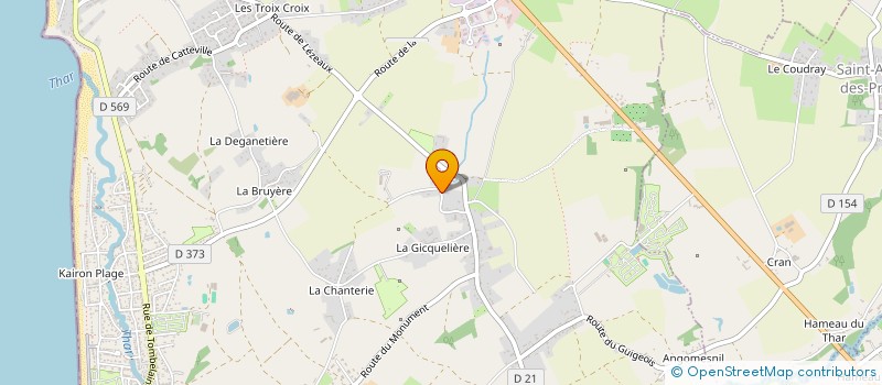 localisation de l'entreprise MONSIEUR DANIEL QUEVILLON  SAINT-PAIR-SUR-MER