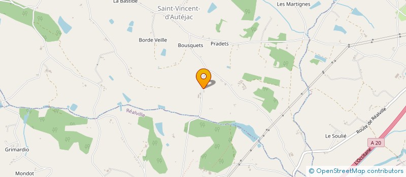 localisation de l'entreprise MONSIEUR DANIEL QUINTARD  SAINT-VINCENT-D'AUTEJAC