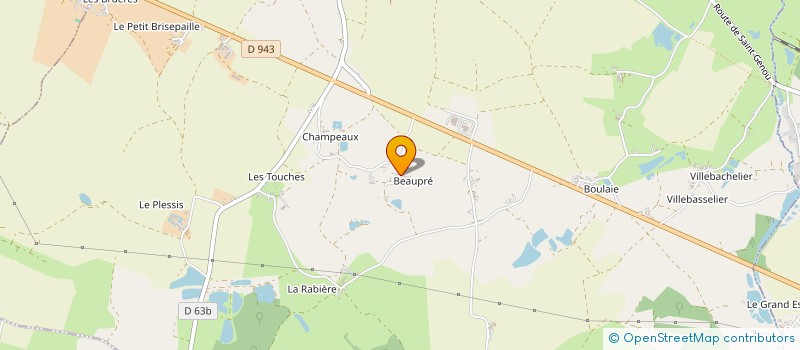 localisation de l'entreprise MONSIEUR DANIEL RABATE à SAINT-GENOU