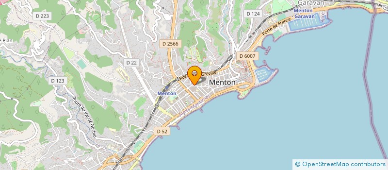 localisation de l'entreprise MONSIEUR DANIEL RABEMANANJARA à MENTON