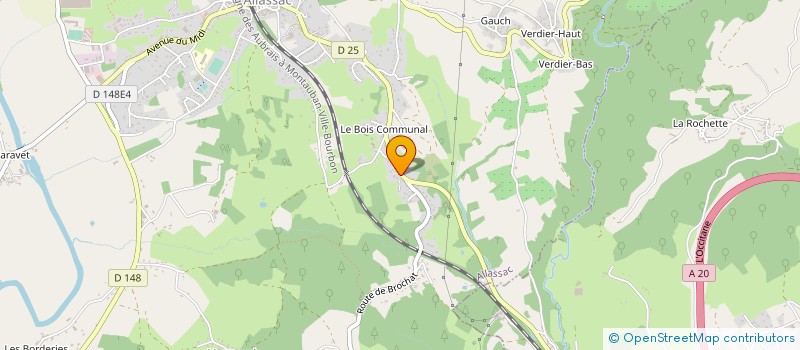 localisation de l'entreprise MONSIEUR DANIEL RAFFAILLAC  SAINT-VIANCE