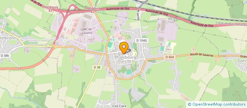 localisation de l'entreprise MONSIEUR DANIEL RAFFIN à PHALSBOURG