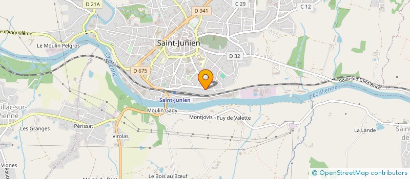 localisation de l'entreprise MONSIEUR DANIEL RAINHO à SAINT JUNIEN