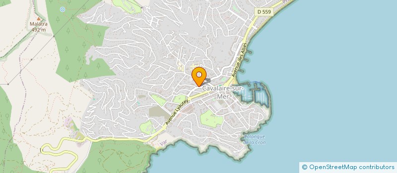 localisation de l'entreprise MONSIEUR DANIEL RAMBEAU DE BARALON à CAVALAIRE-SUR-MER