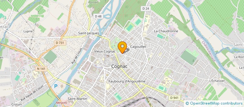localisation de l'entreprise MONSIEUR DANIEL RAMIREZ à COGNAC