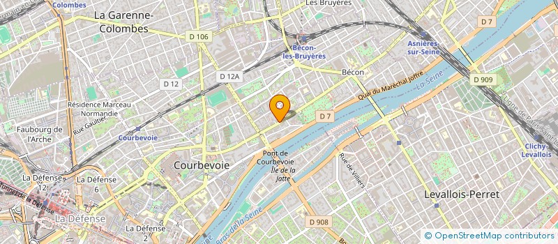 localisation de l'entreprise MONSIEUR DANIEL RAMOS à COURBEVOIE
