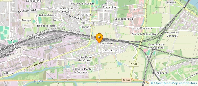 localisation de l'entreprise MONSIEUR DANIEL RAMOS  LA VILLE-AUX-DAMES