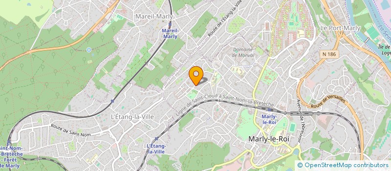 localisation de l'entreprise MONSIEUR DANIEL RAOULAS à MARLY-LE-ROI