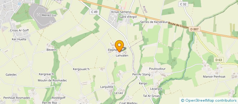 localisation de l'entreprise MONSIEUR DANIEL RAOULT à TELGRUC-SUR-MER