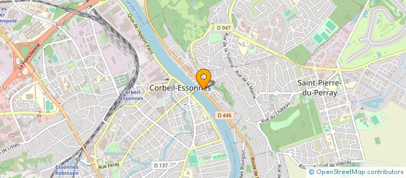 localisation de l'entreprise MONSIEUR DANIEL RATELOSON à CORBEIL-ESSONNES