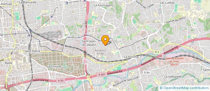 localisation de l'entreprise MONSIEUR DANIEL RATTIER  MARSEILLE